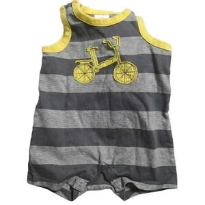 Hanna Andersson Baby bike Tank Romper In Organic Cotton